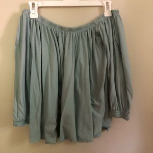 Urban Blue Off the Shoulder Top